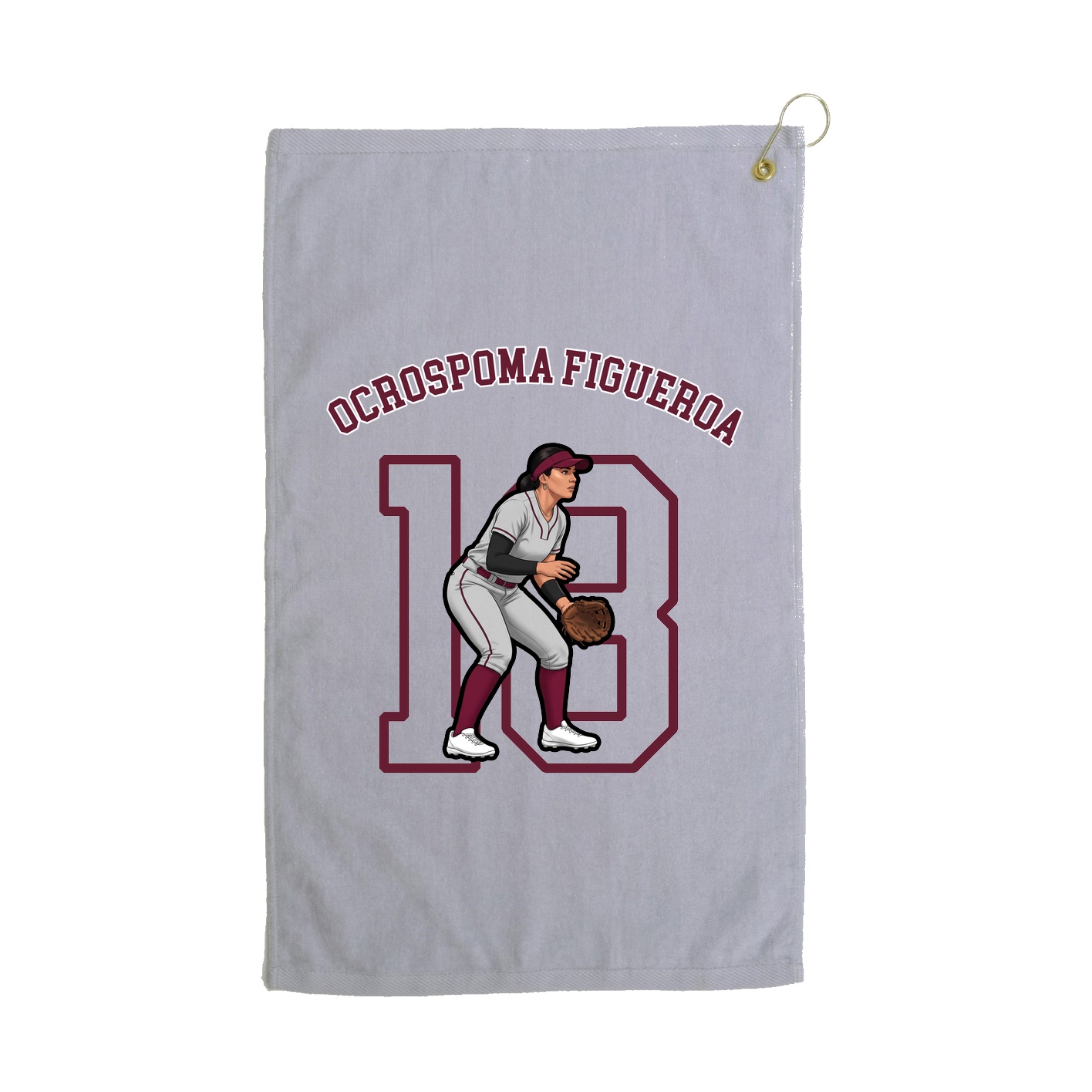 Golf Towel — Shirsey Arch in Grey
