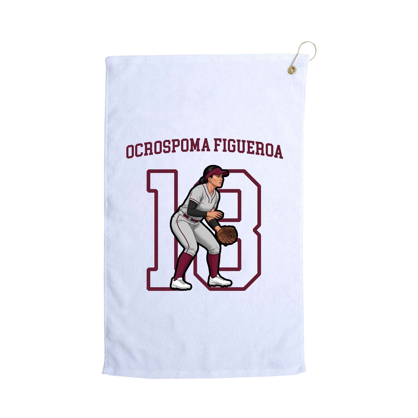 Golf Towel — Shirsey in White