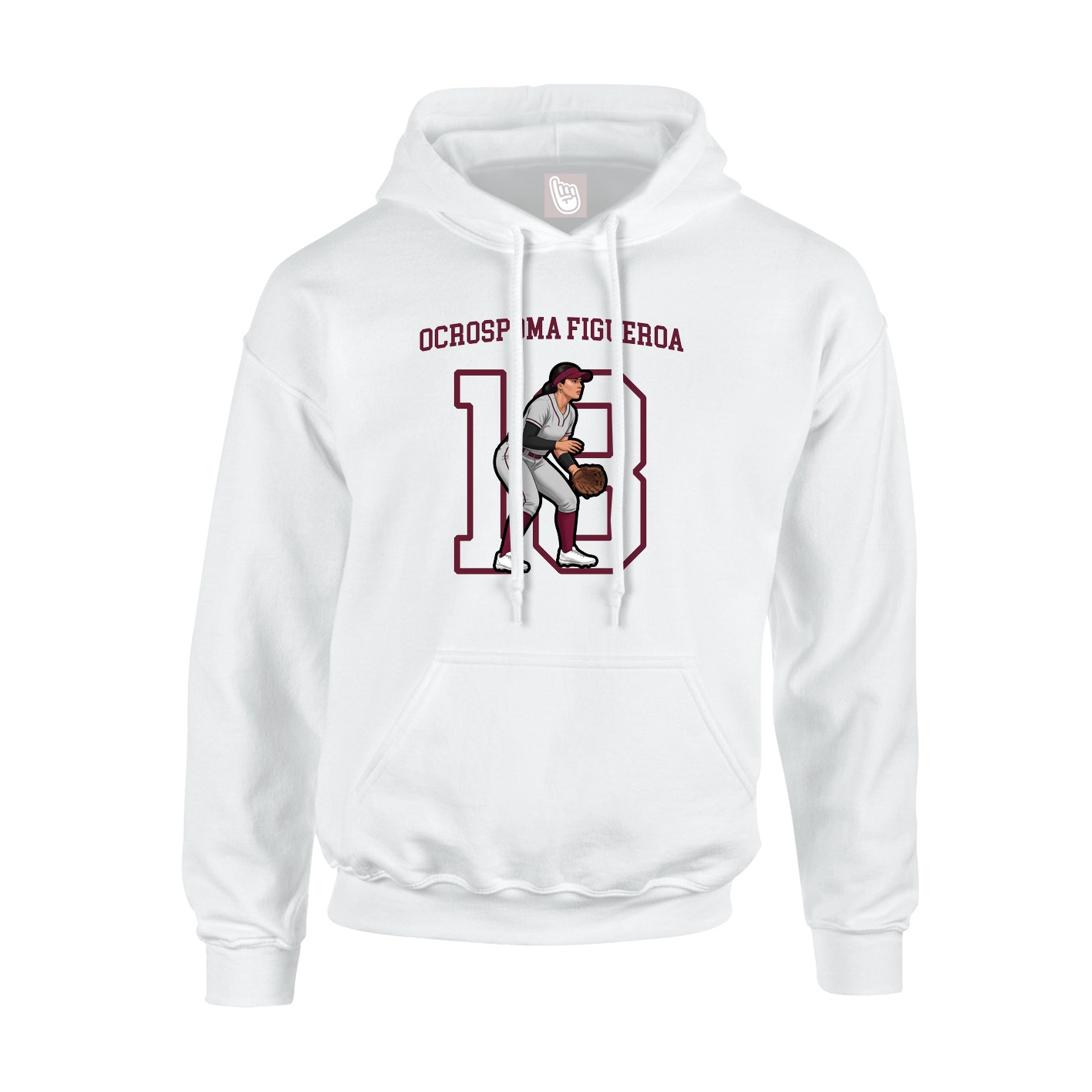 Hoodie — Shirsey in White