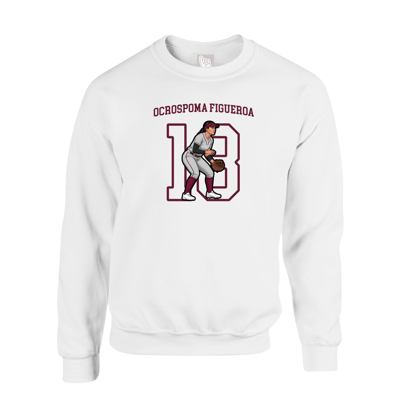 Fleece Crew — Shirsey in White