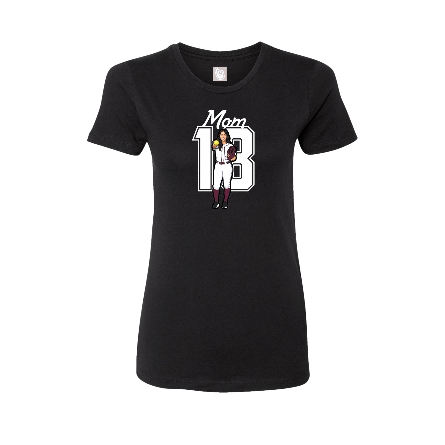 Womens Tee — Mothers Day Shirsey in Black
