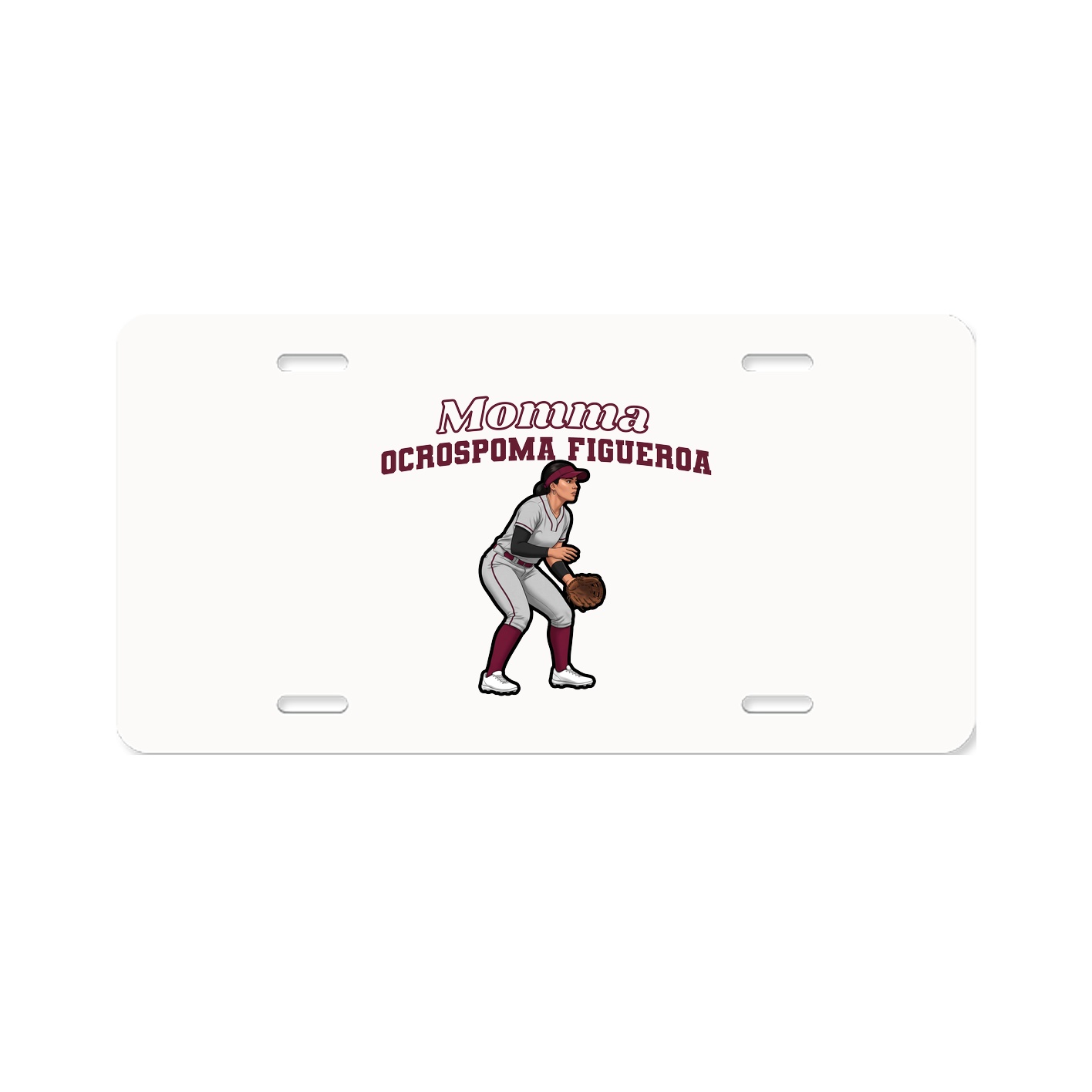 License Plate — Mothers Day Block in Classic