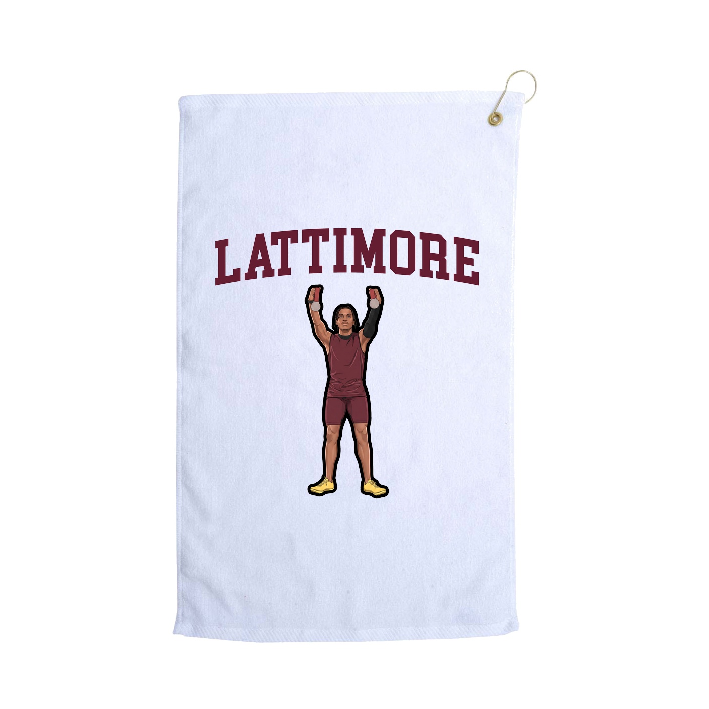 Golf Towel — Shirsey in White