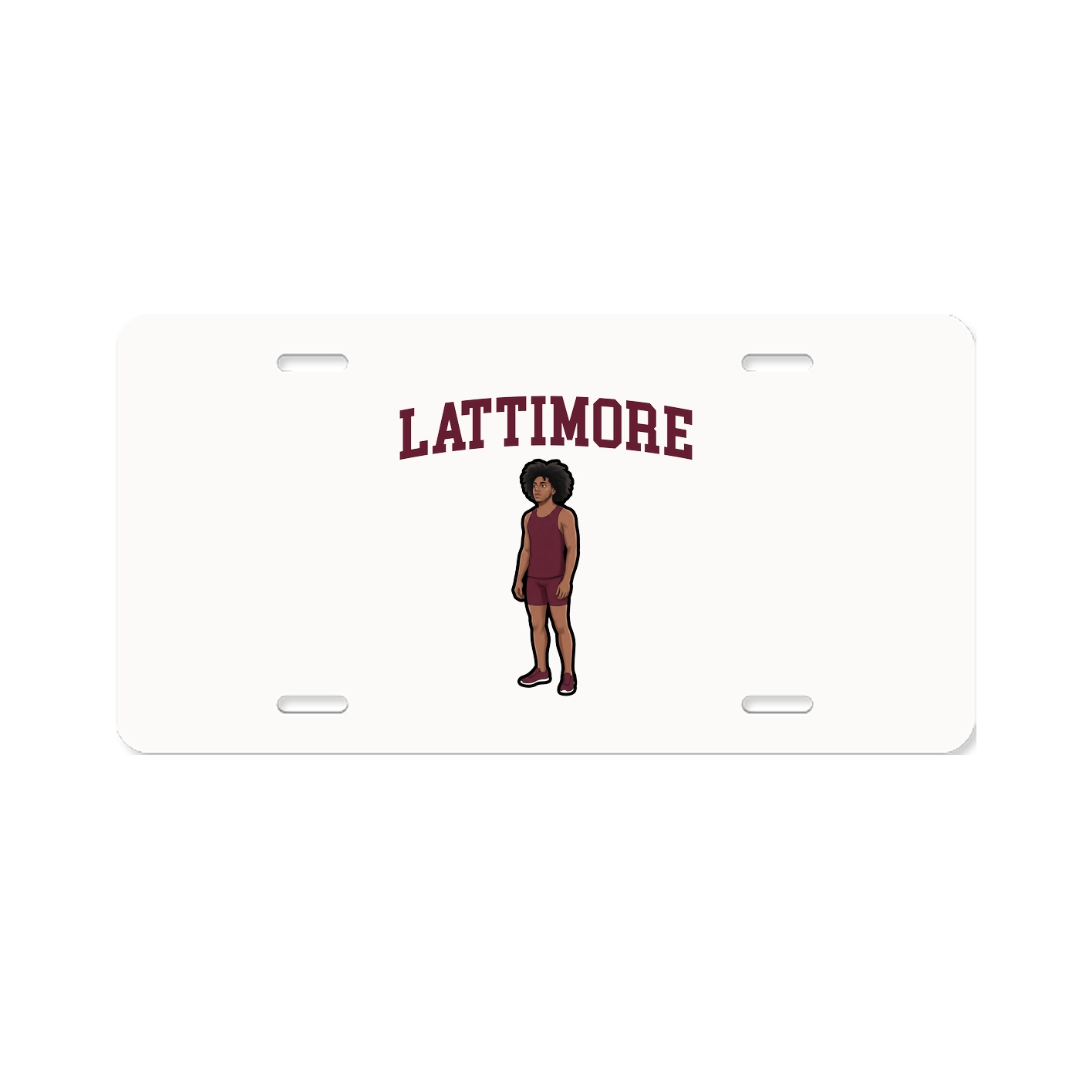 License Plate — Shirsey in Classic