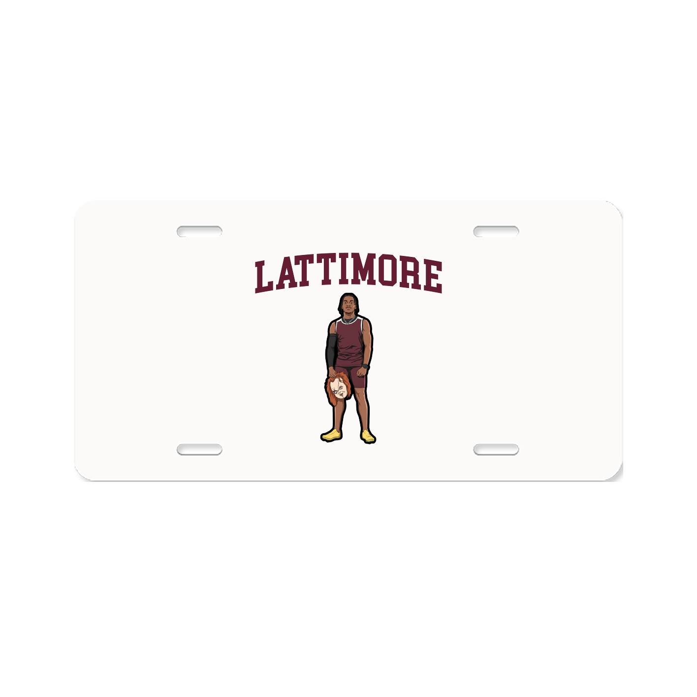 License Plate — Shirsey in Classic
