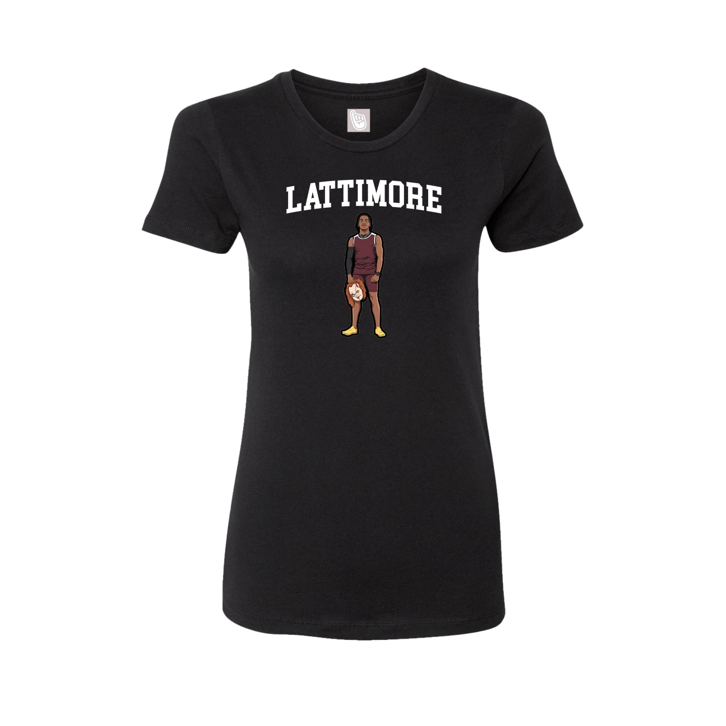 Fitted Women's Tee — Shirsey in Black
