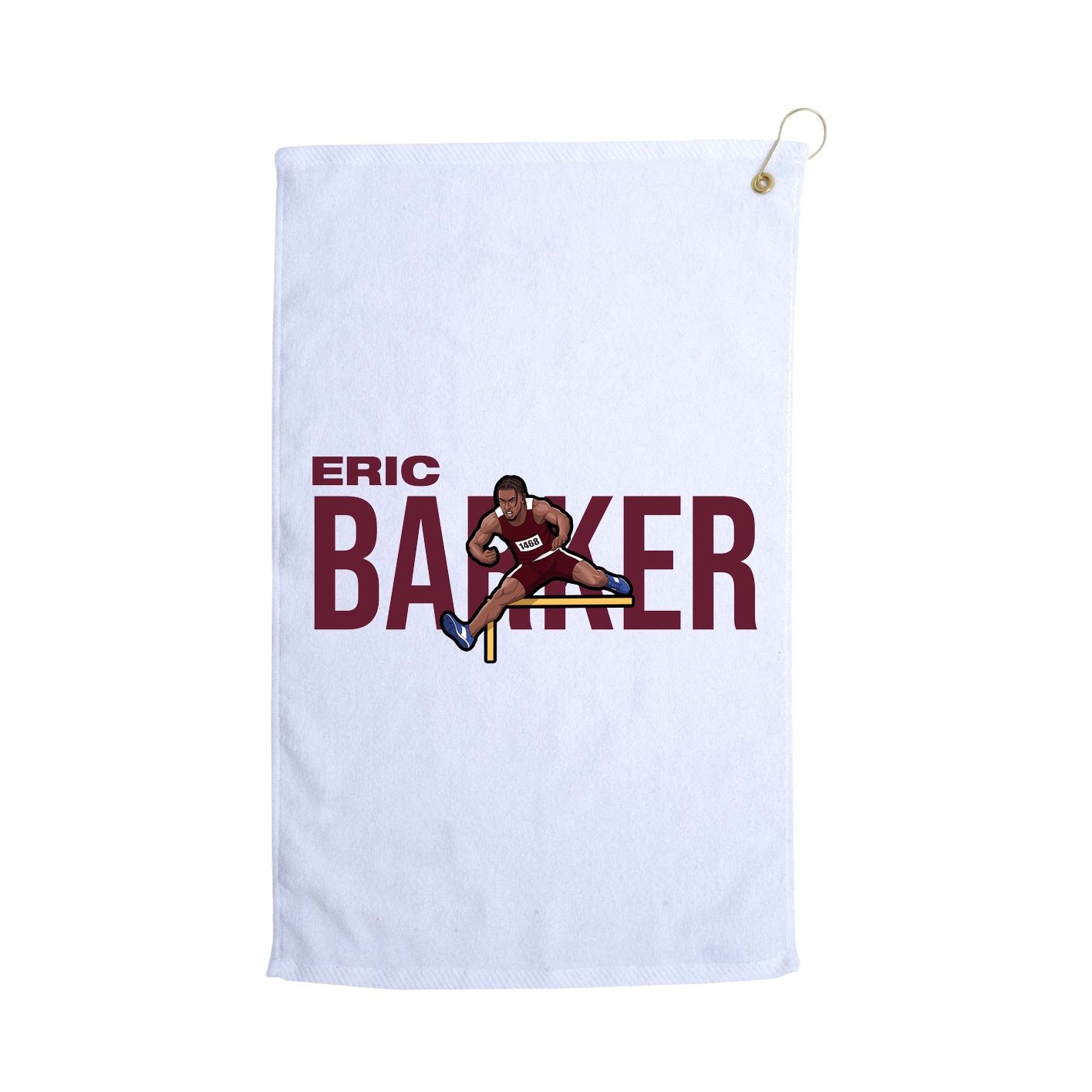 Golf Towel — Player Name in White