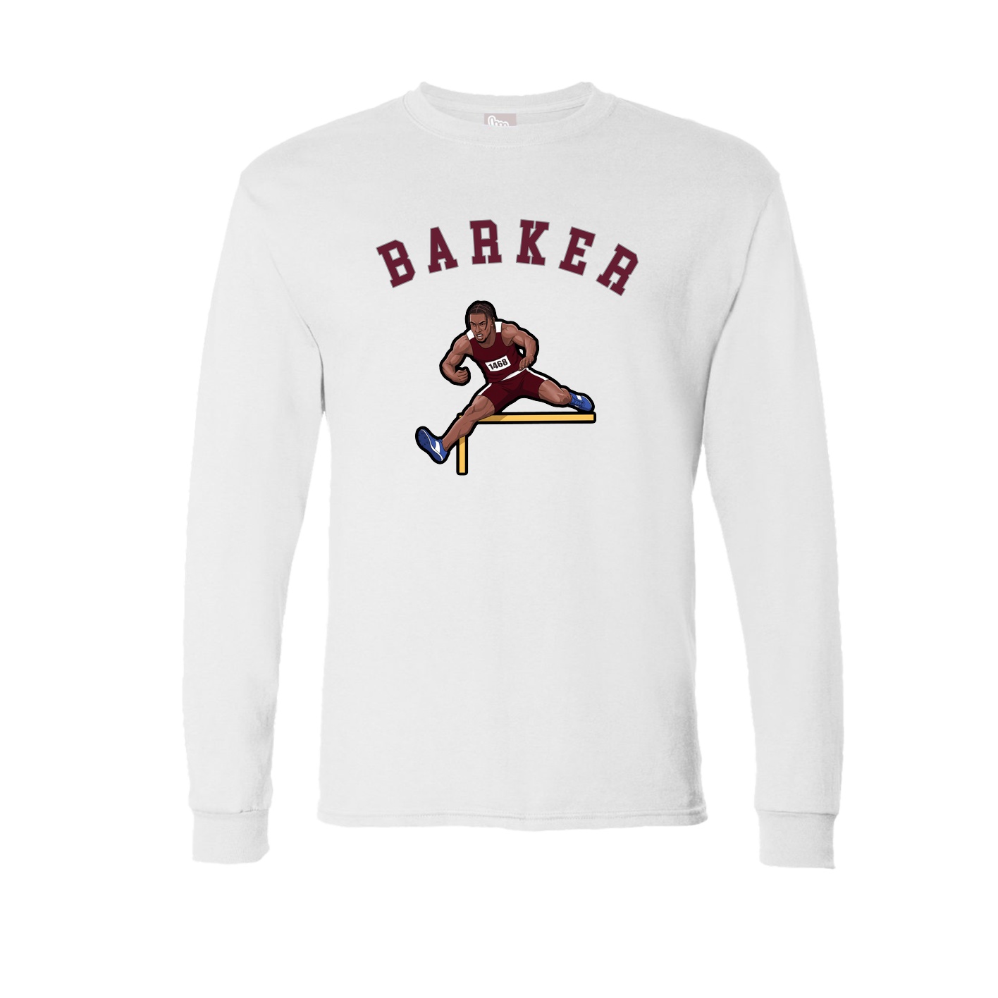 Long Sleeve Tee — Shirsey Arch in White