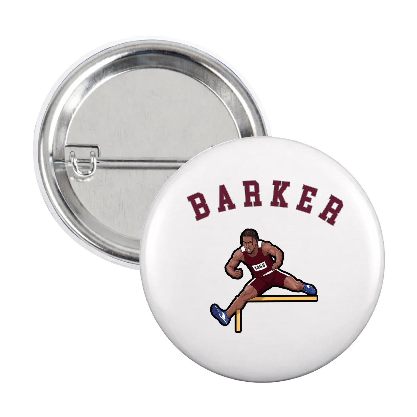 Game Day Button — Shirsey Arch in White