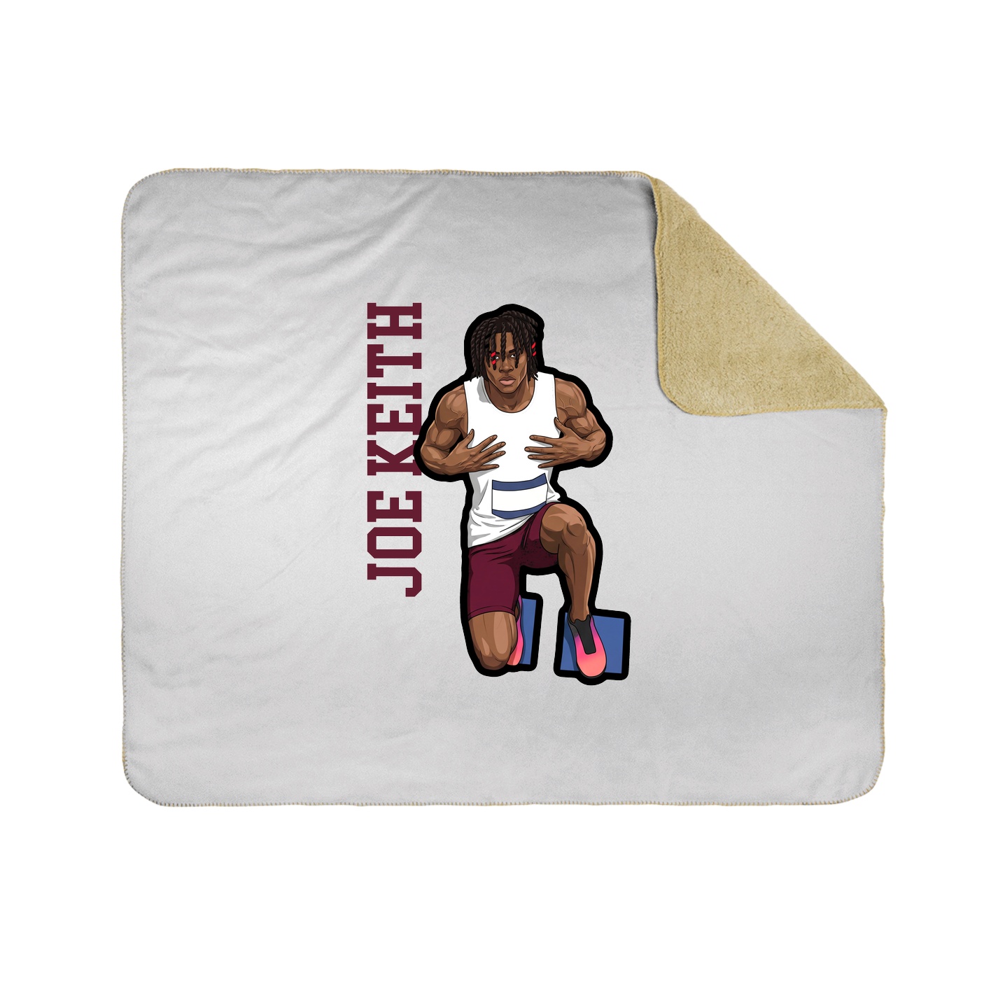 50x60 Sherpa Lined Throw Blanket