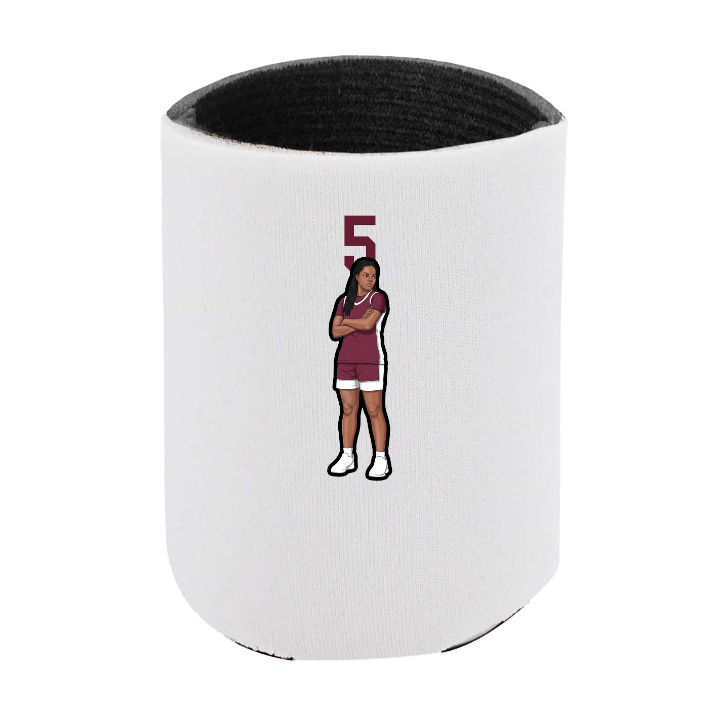 Can Holder — Number Top in White