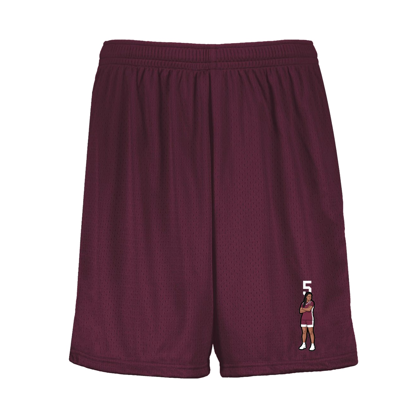 Shorts — Number Top in Maroon