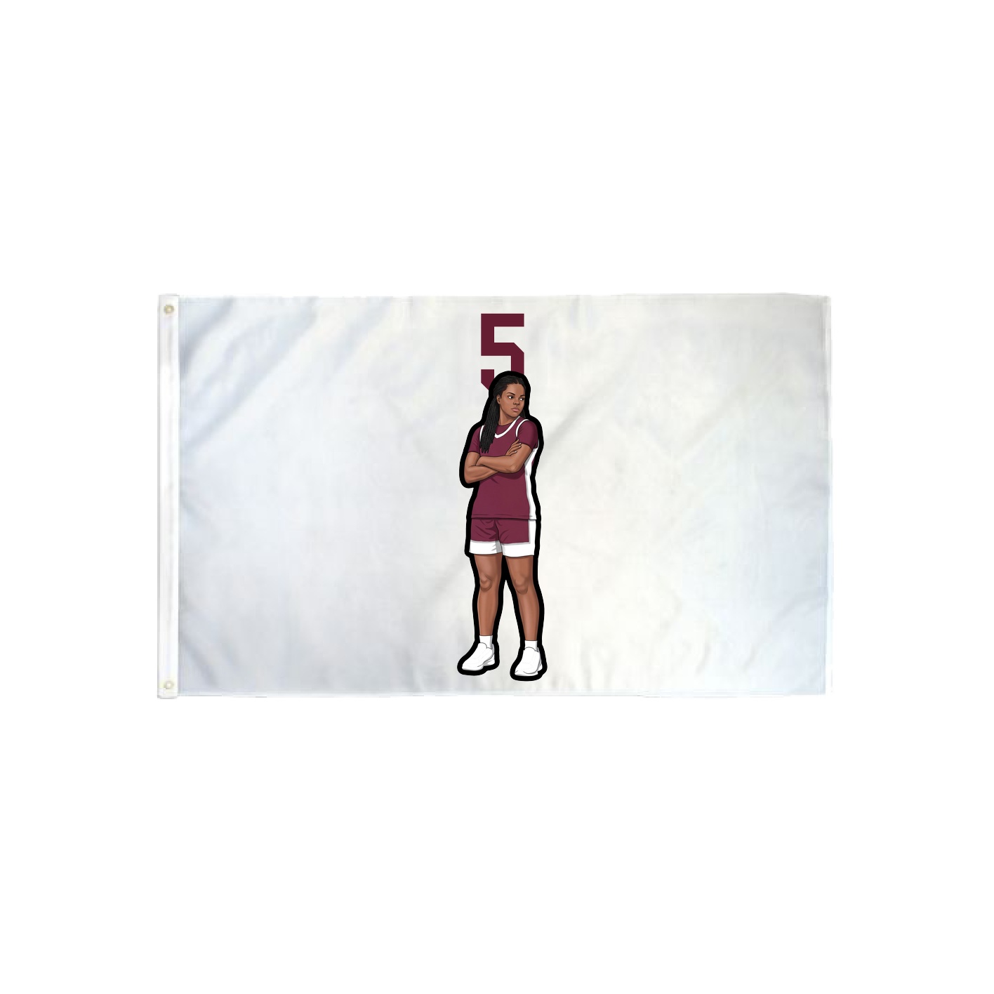 3x5 Flag — Number Top in Classic