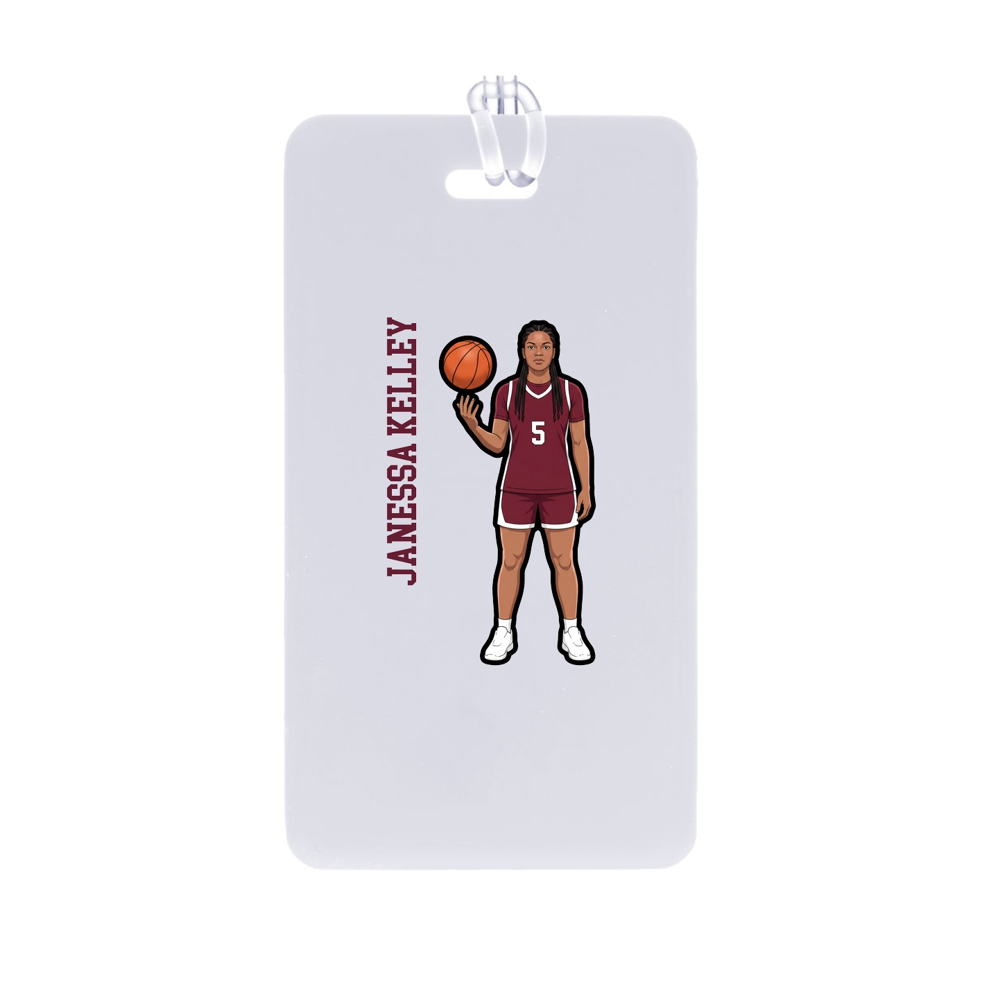Bag Tag — Name Vertical in Classic