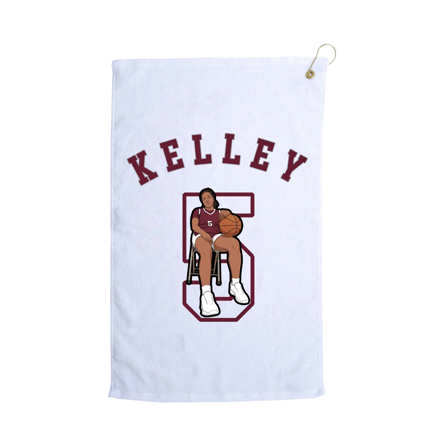 Golf Towel — Shirsey Arch in White