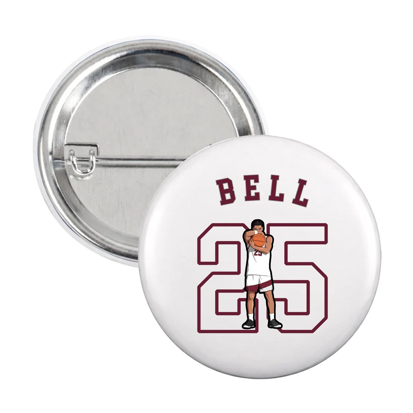 Game Day Button — Shirsey Arch in White