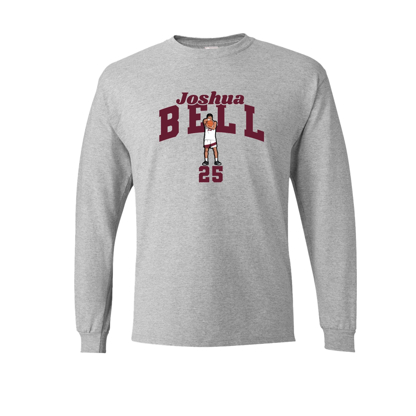 Long Sleeve Tee — Signature Arch in Grey