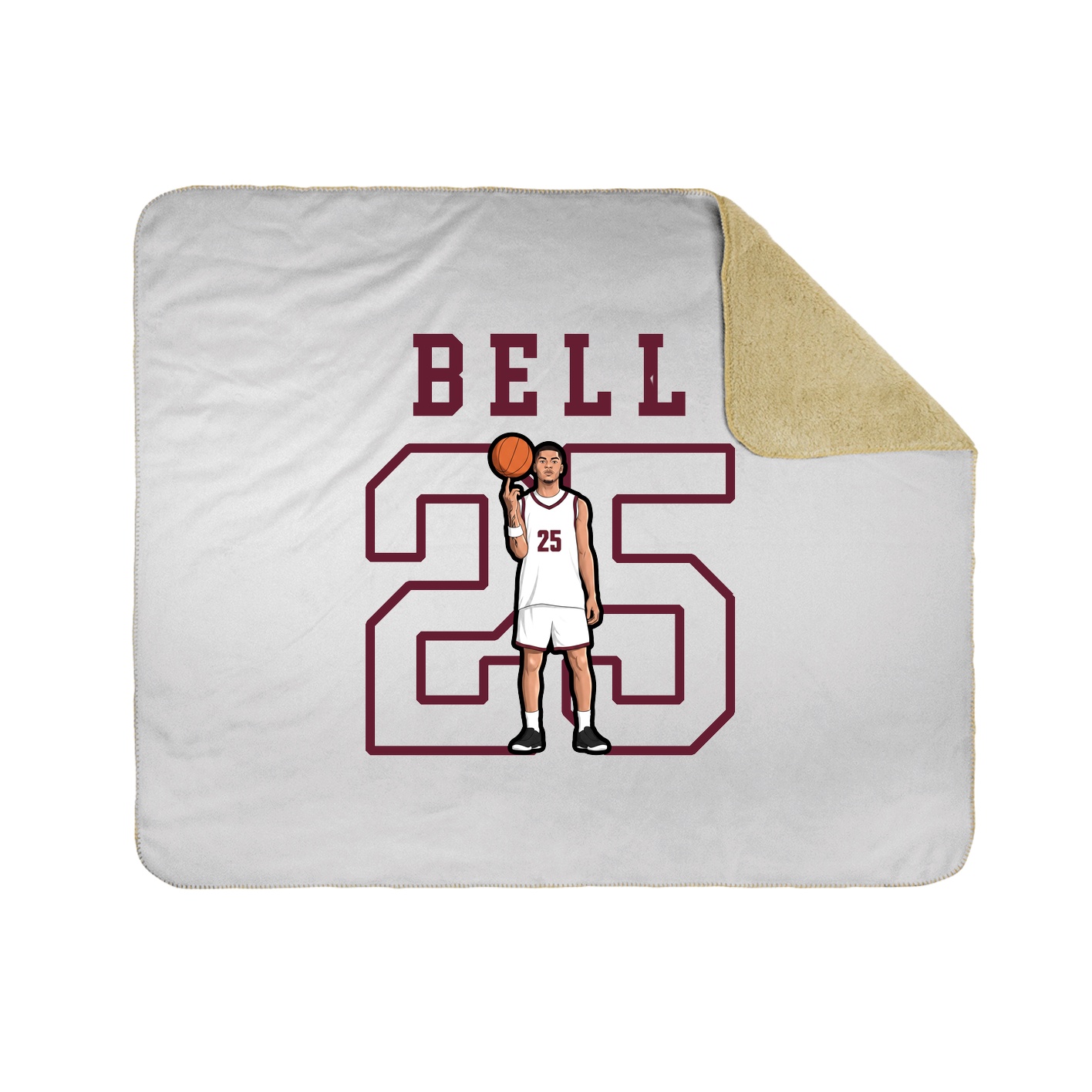 Throw Blanket — Shirsey in White