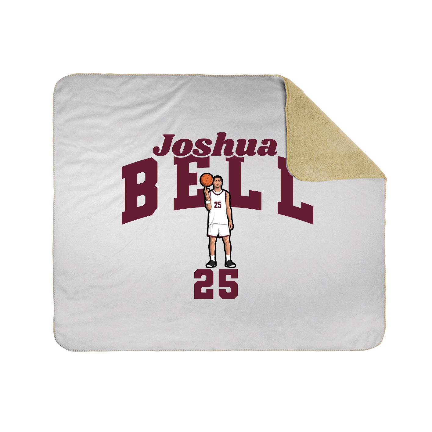 Throw Blanket — Signature Arch in White