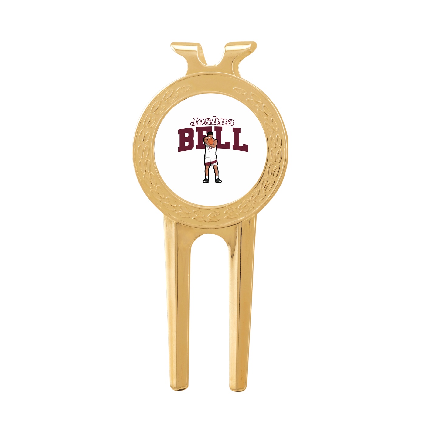 Divot Tool with Ball Marker — Name Arch in Classic