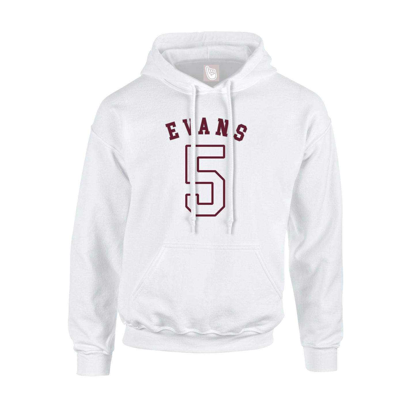 Hoodie — Shirsey Arch in White