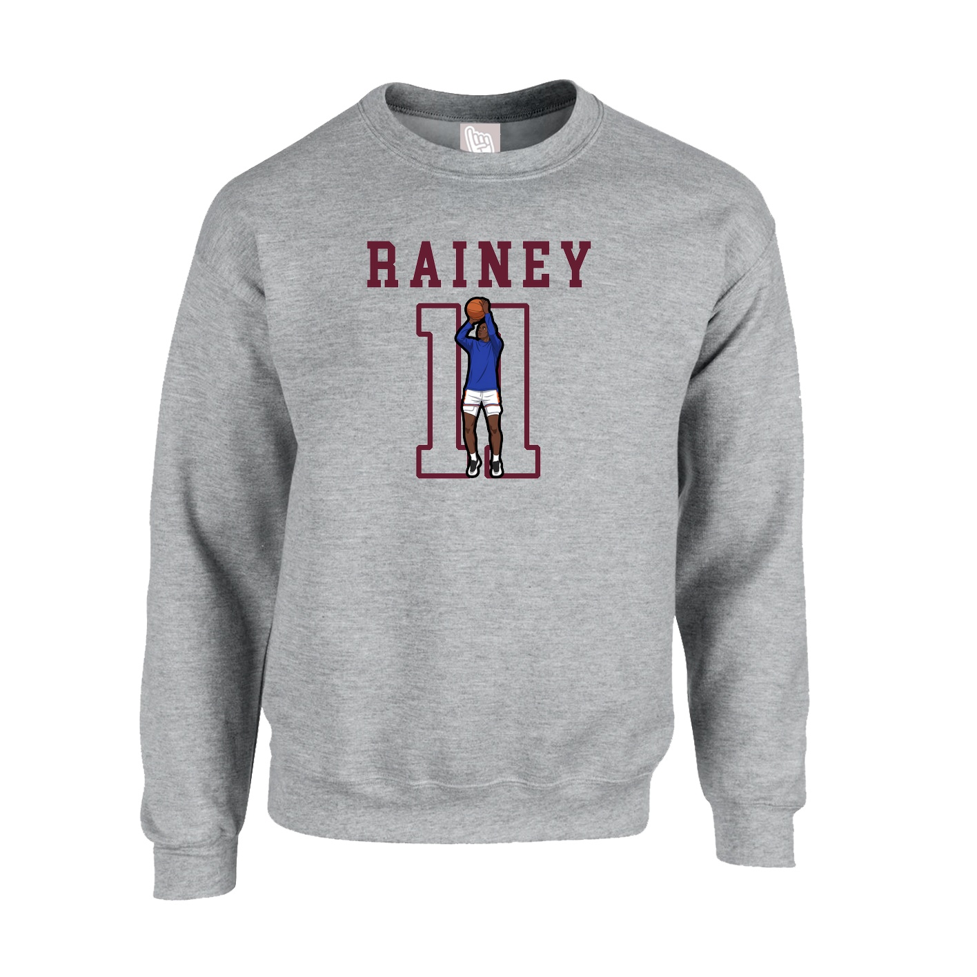 Fleece Crew — Shirsey in Grey