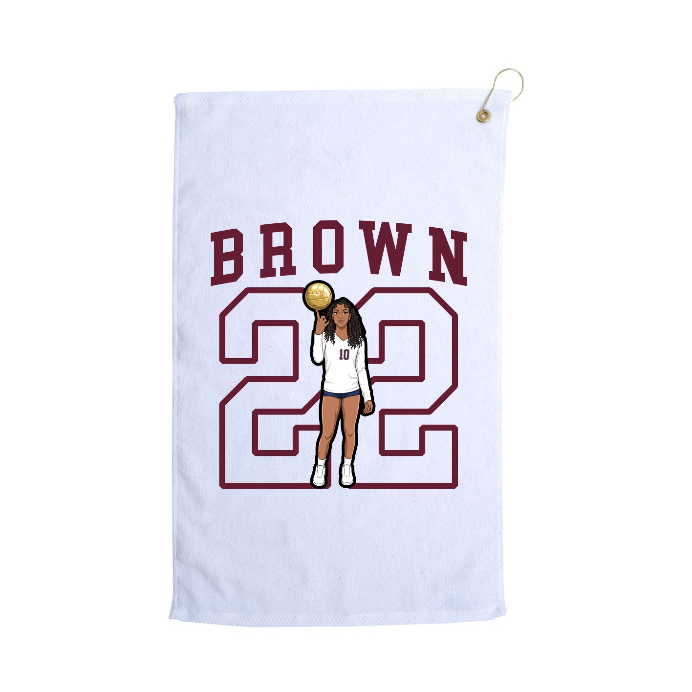Golf Towel — Shirsey in White