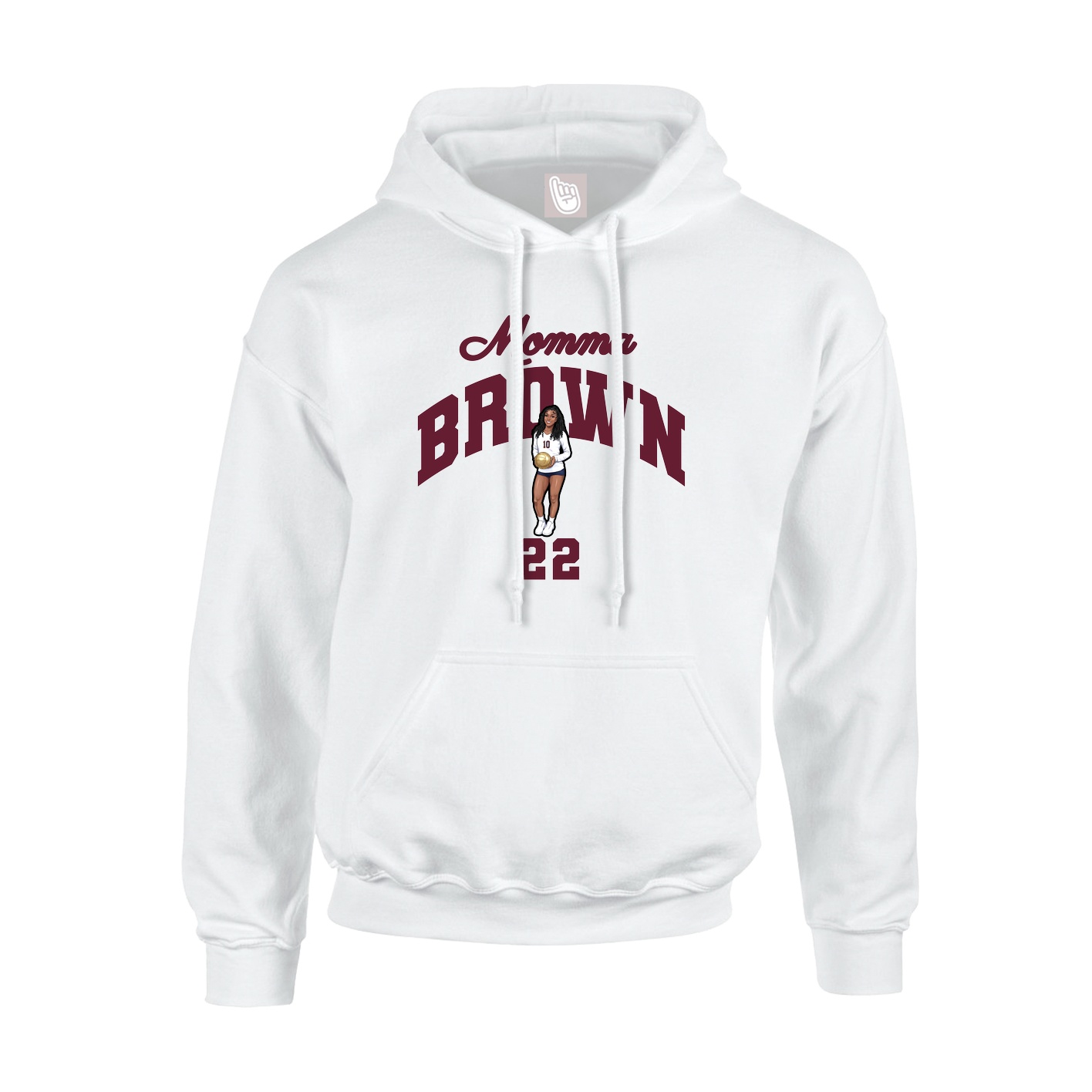 Hoodie — Mothers Day Arch in White
