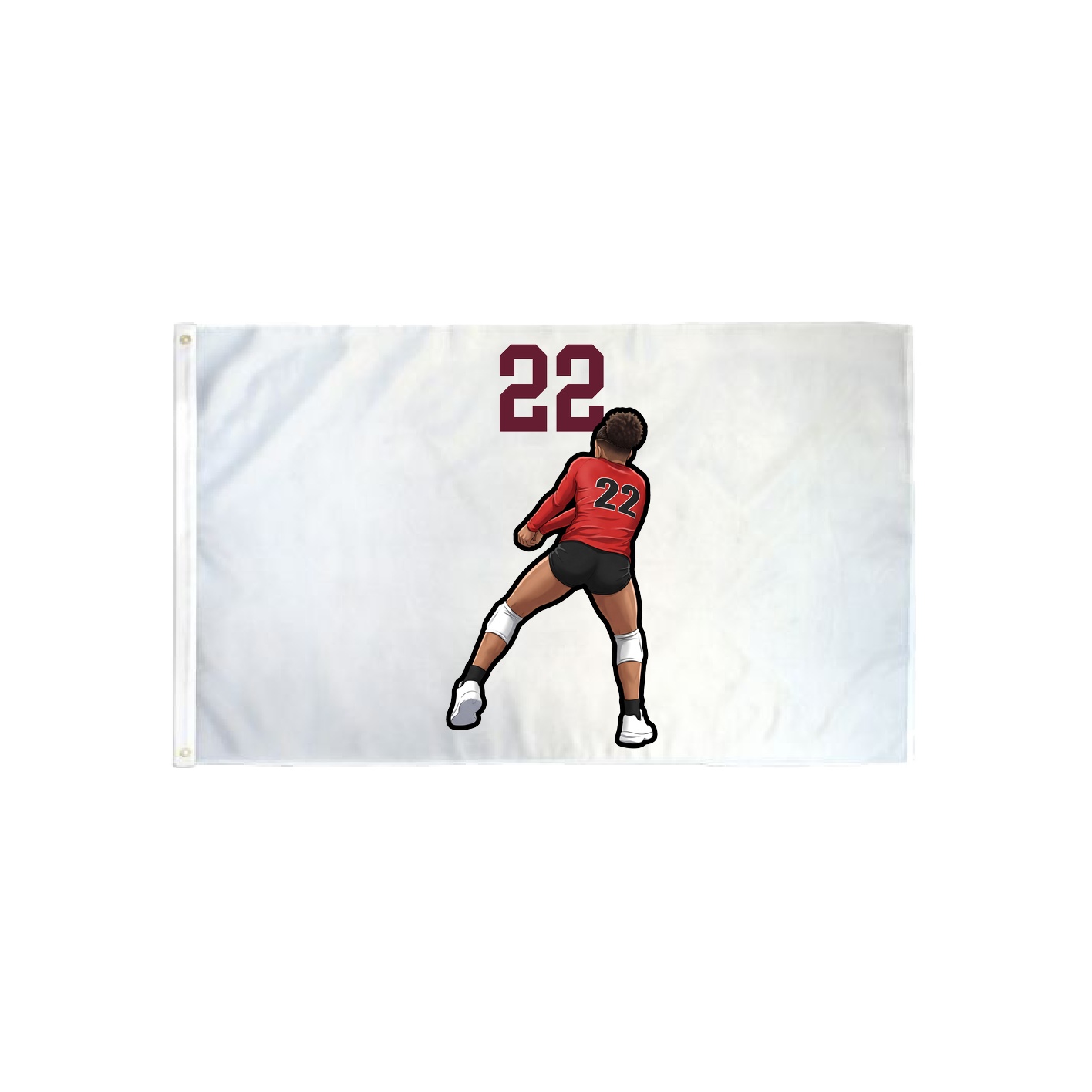 3x5 Flag — Number Top in Classic