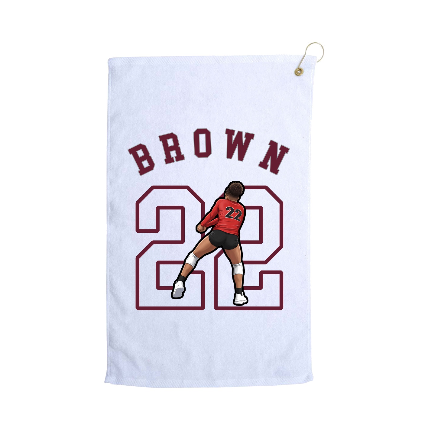 Golf Towel — Shirsey Arch in White