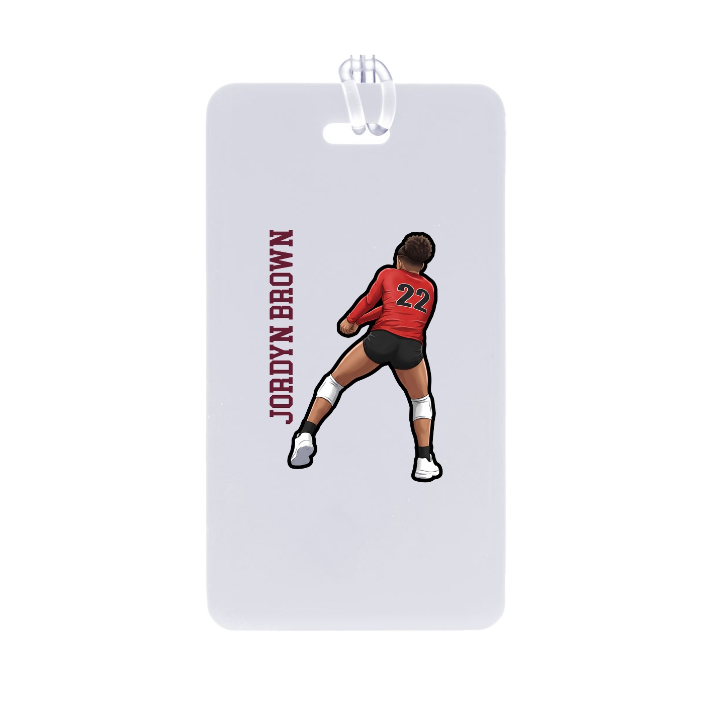 Bag Tag — Name Vertical in Classic
