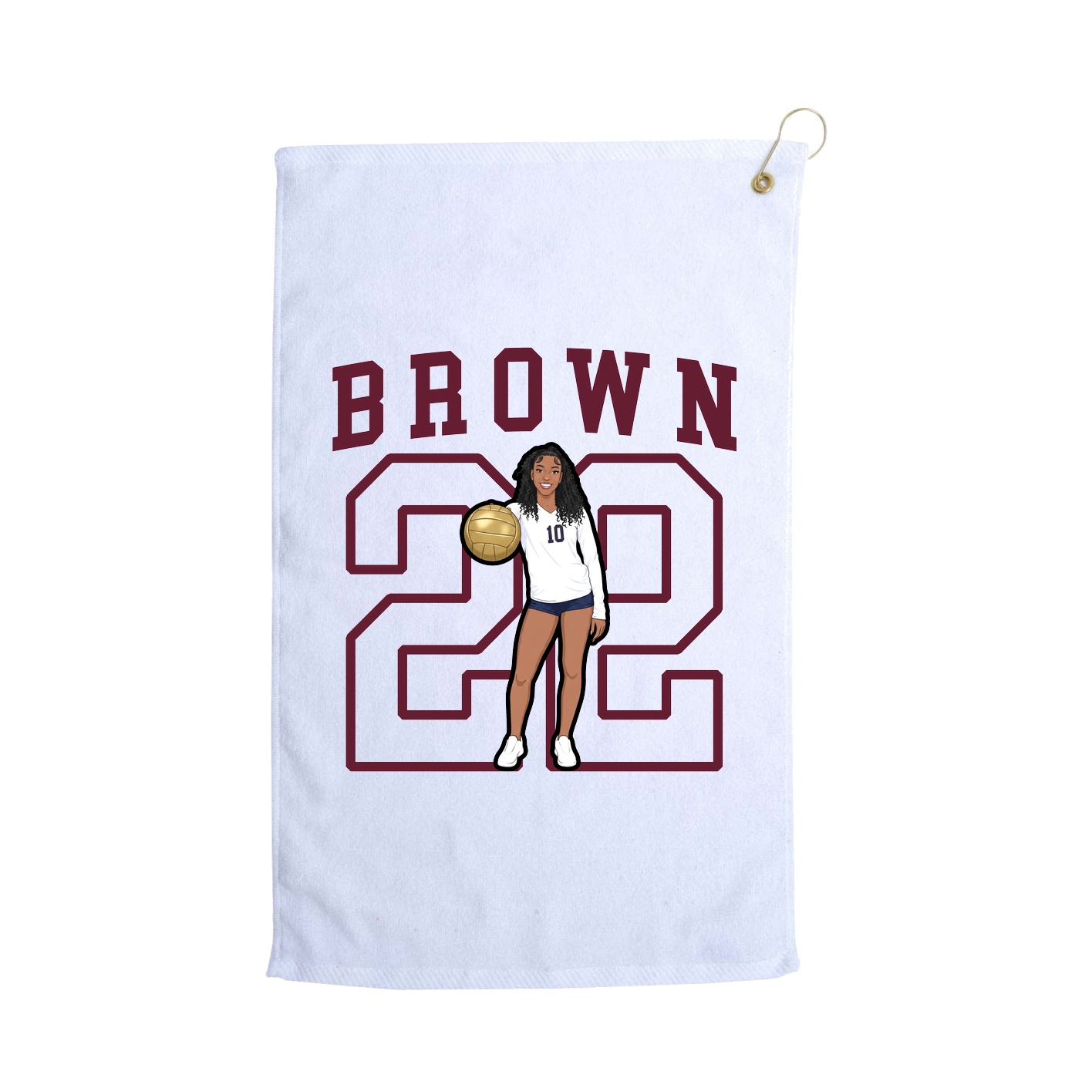 Golf Towel — Shirsey in White