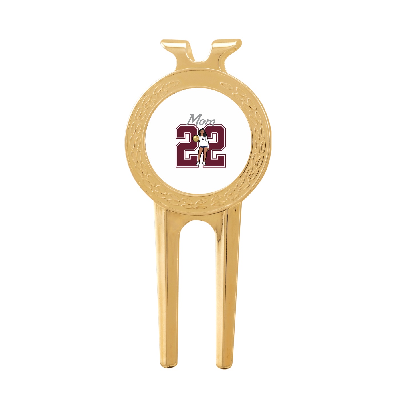 Divot Tool with Ball Marker — Mothers Day Shirsey in Classic