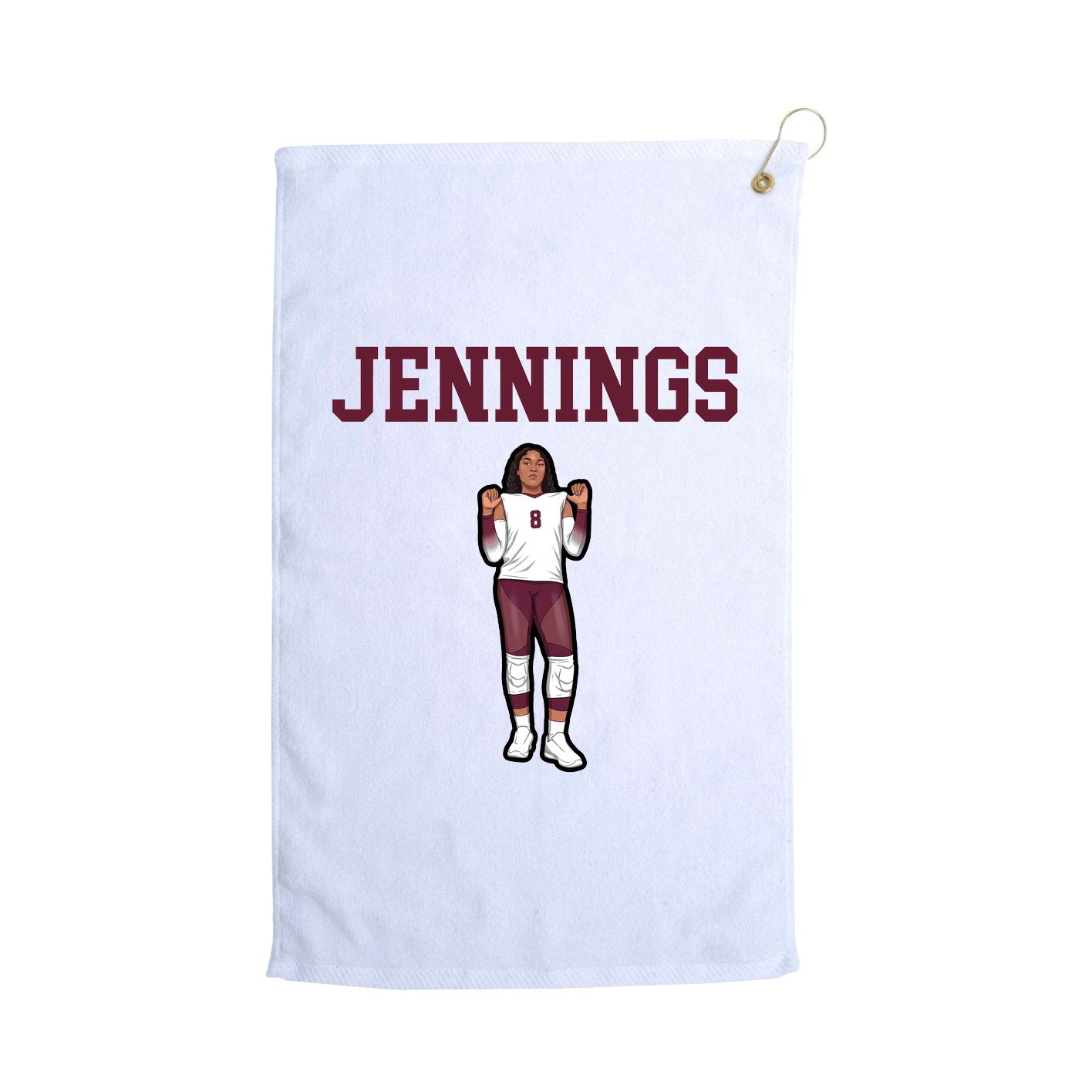 Golf Towel — Shirsey in White