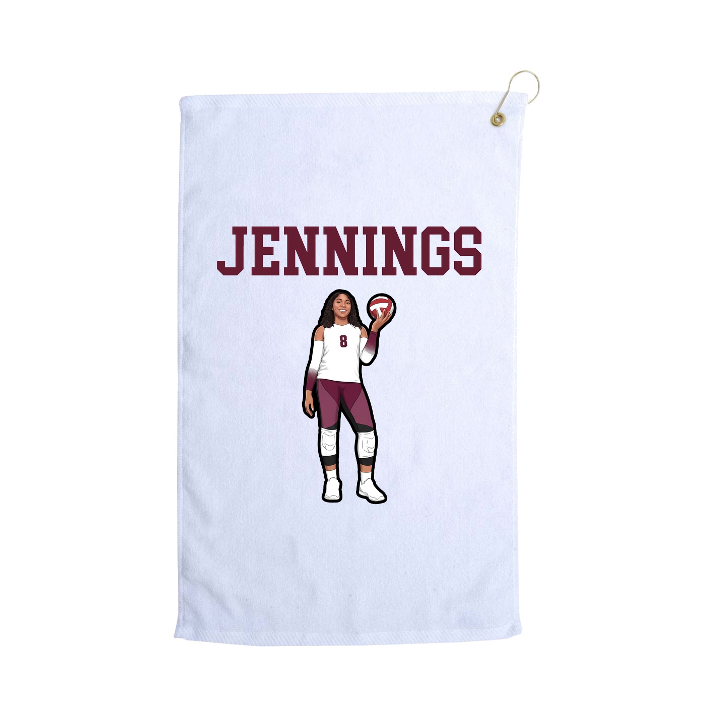 Golf Towel — Shirsey in White