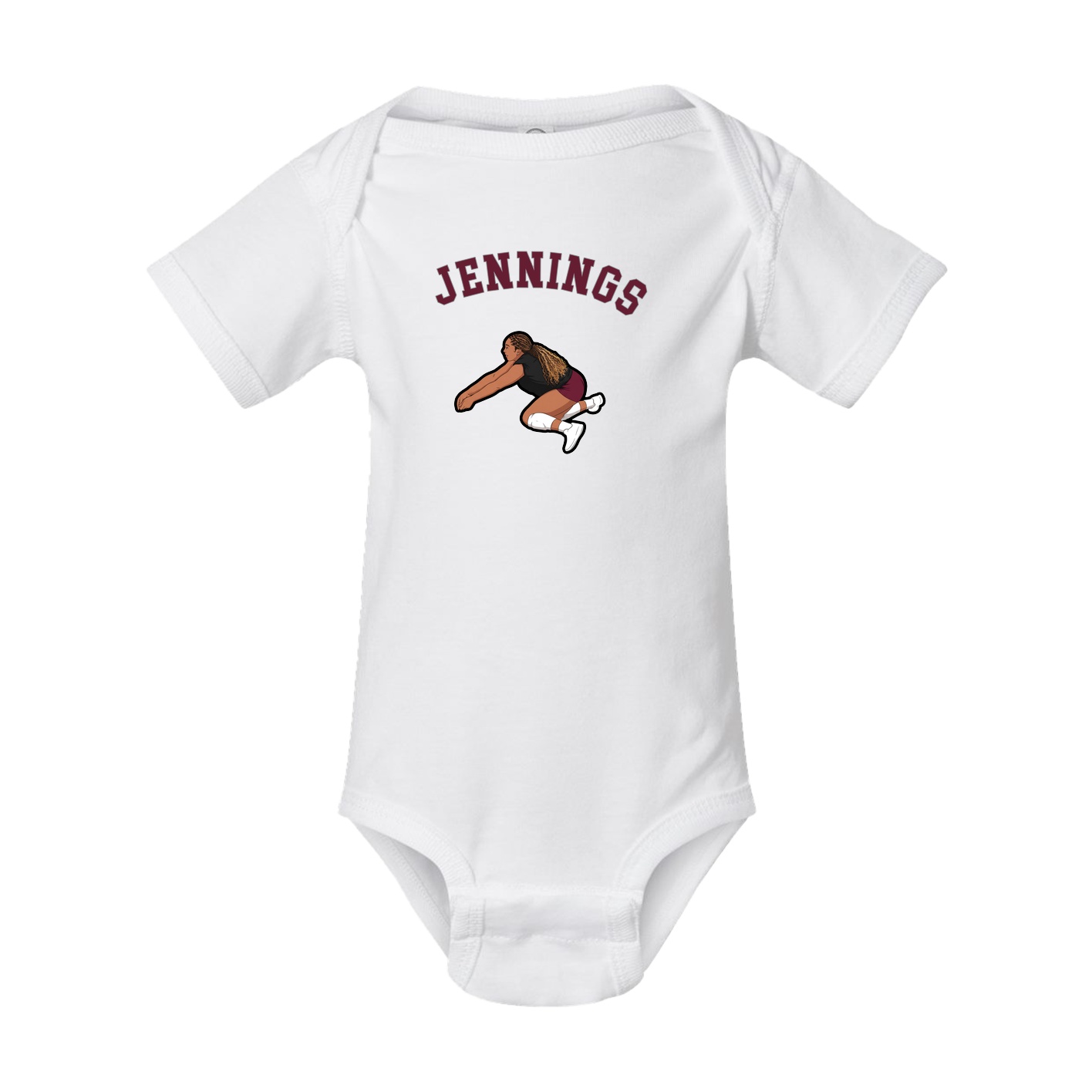 Baby Onesie — Shirsey Arch in White
