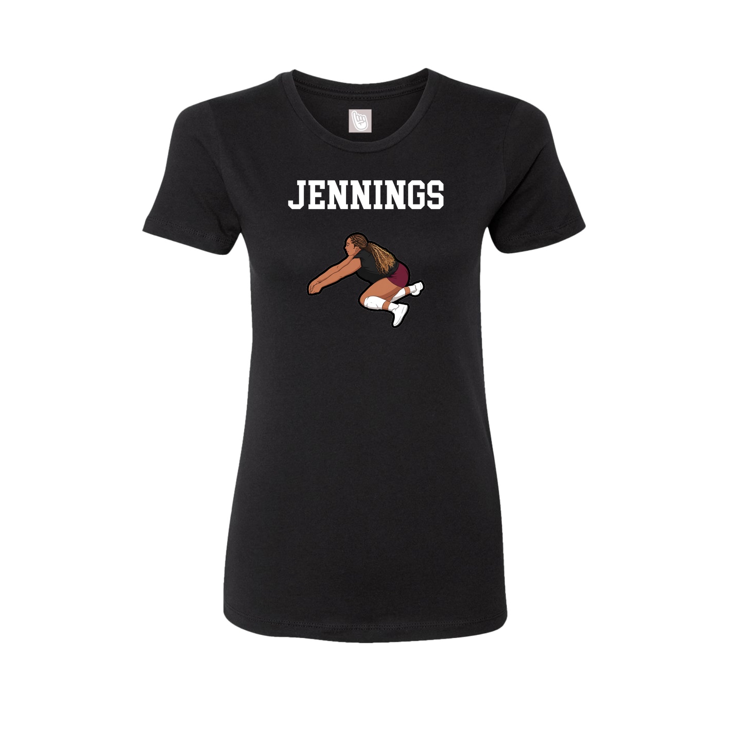 Fitted Women's Tee — Shirsey in Black
