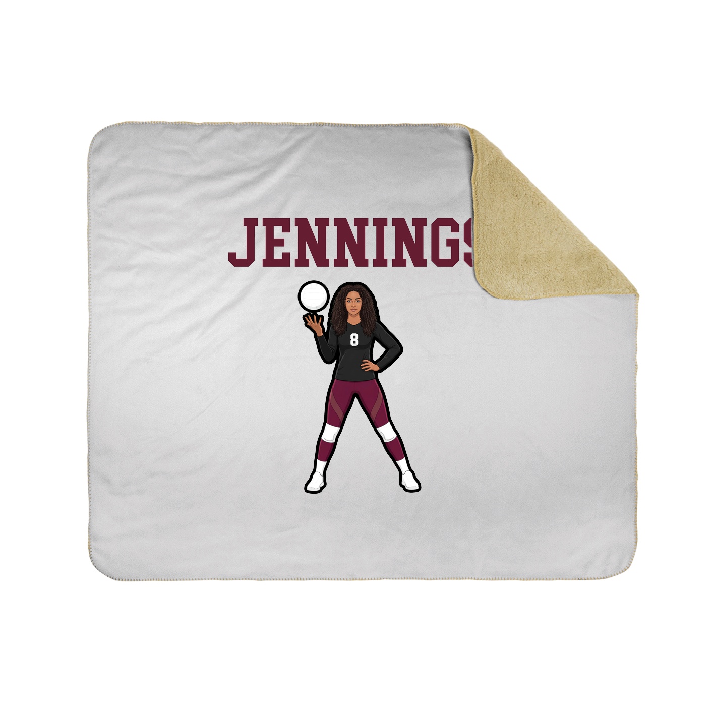 Throw Blanket — Shirsey in White