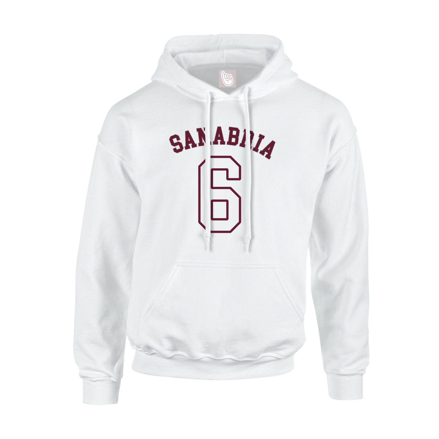 Hoodie — Shirsey Arch in White