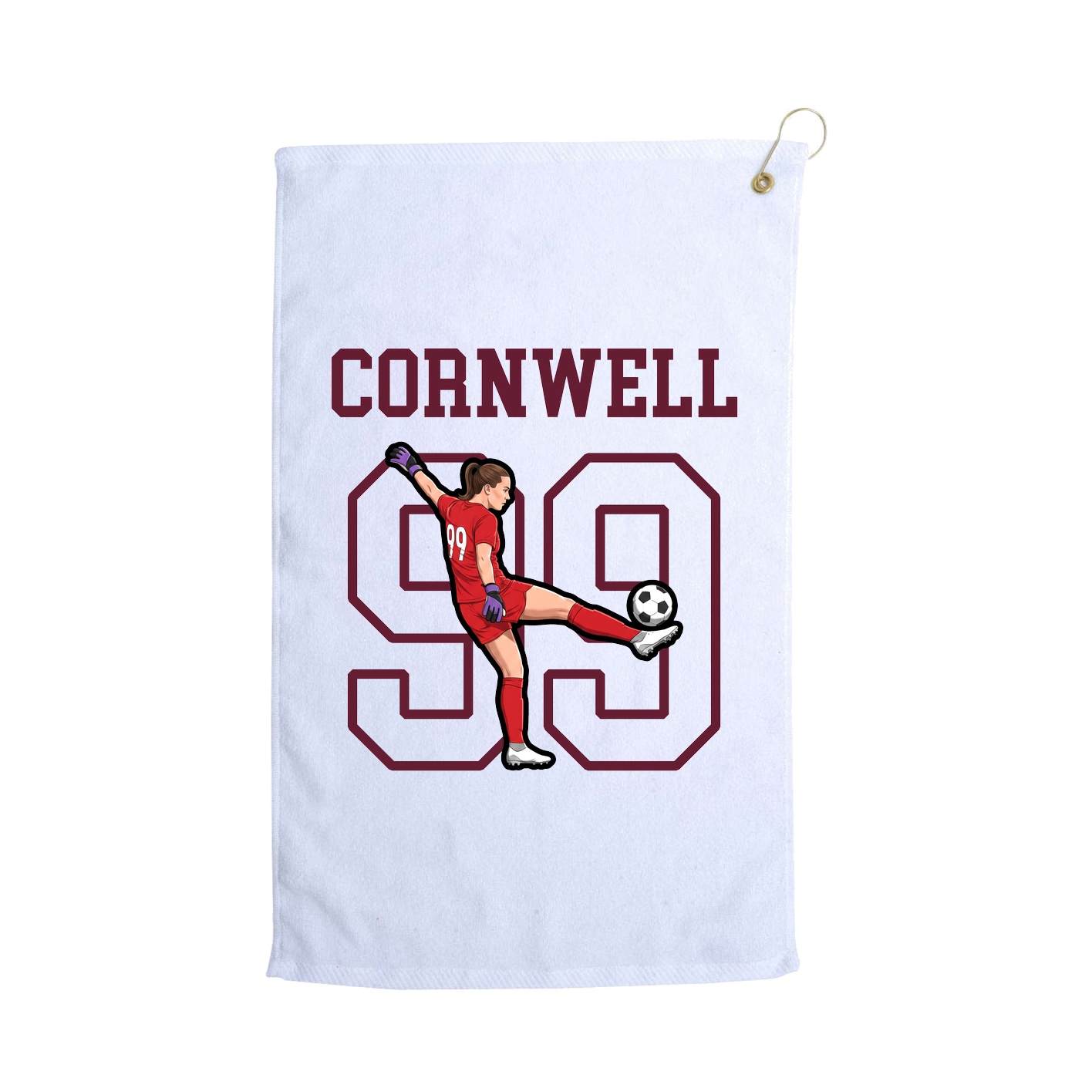 Golf Towel — Shirsey in White