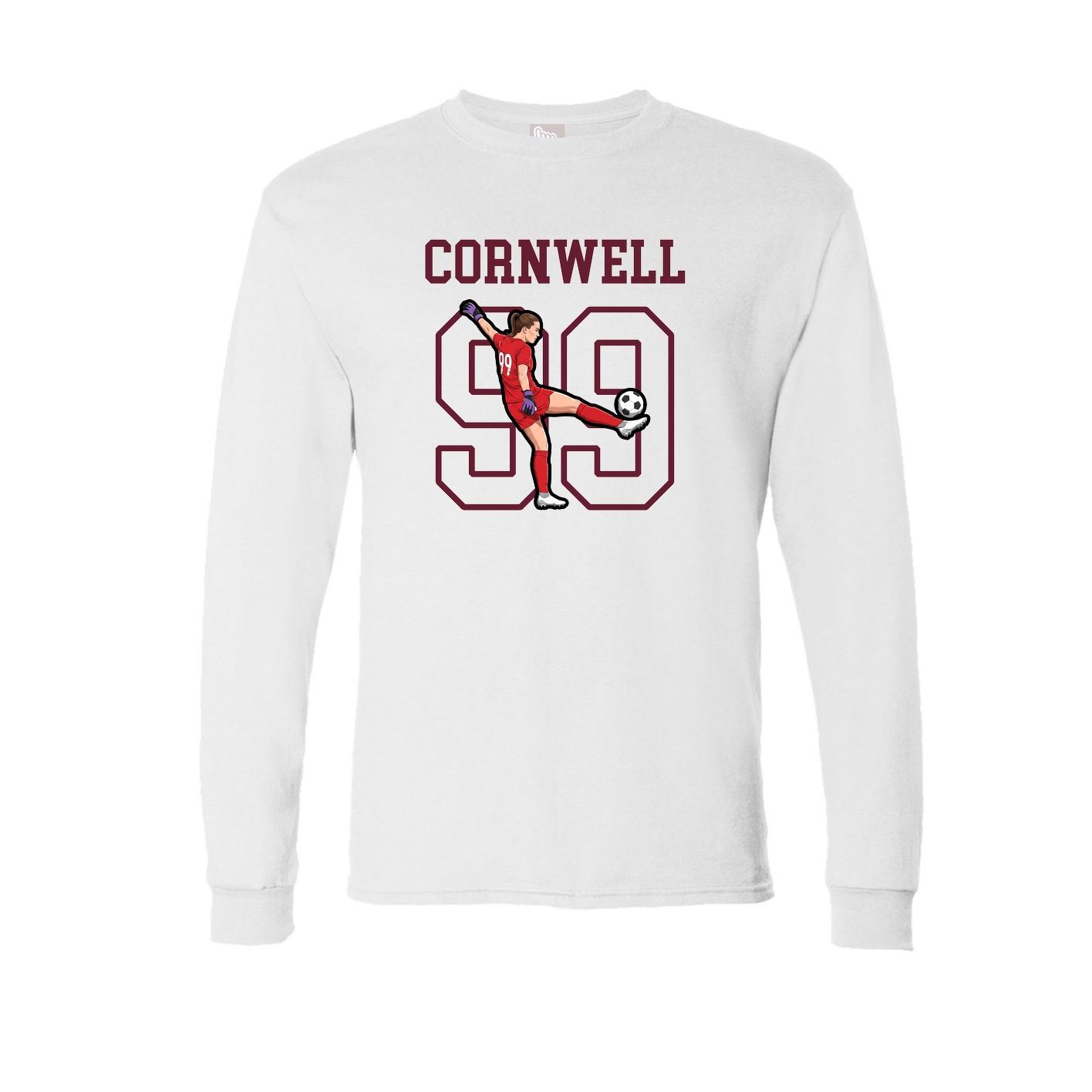 Long Sleeve Tee — Shirsey in White
