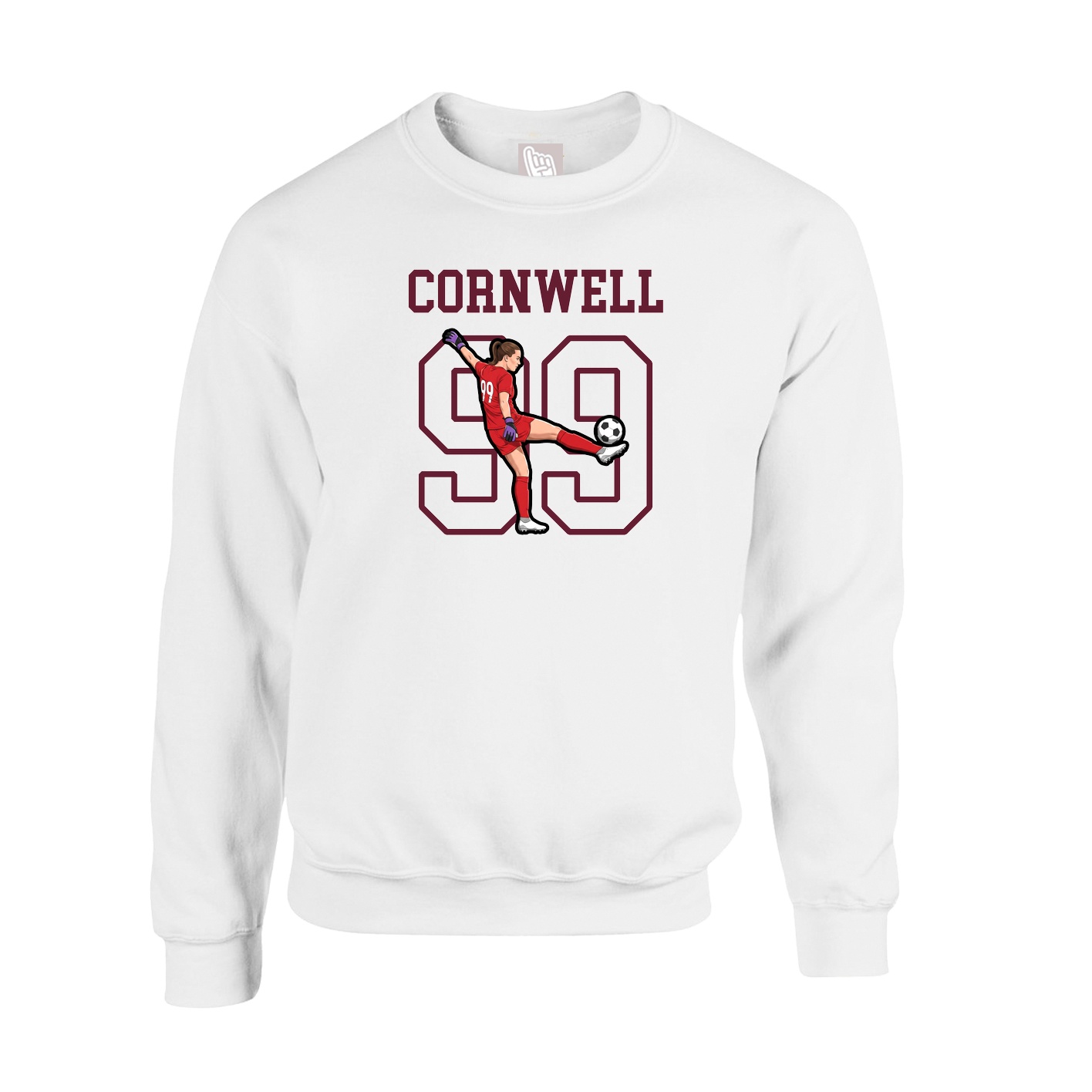 Fleece Crew — Shirsey in White