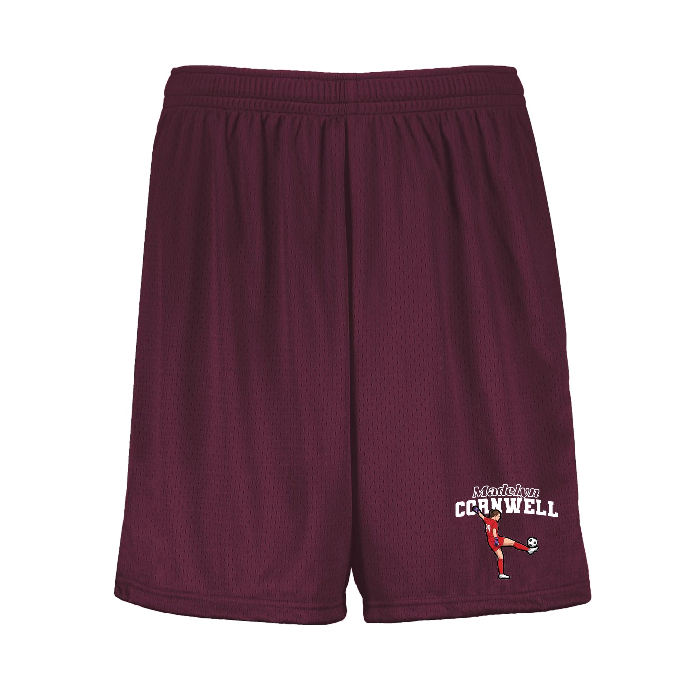 Shorts — Name Arch in Maroon