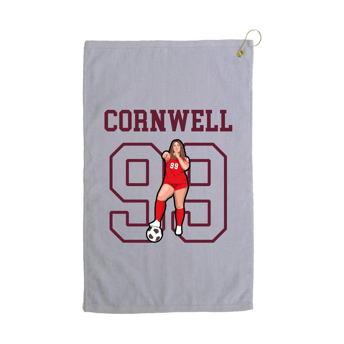 Golf Towel — Shirsey in Grey