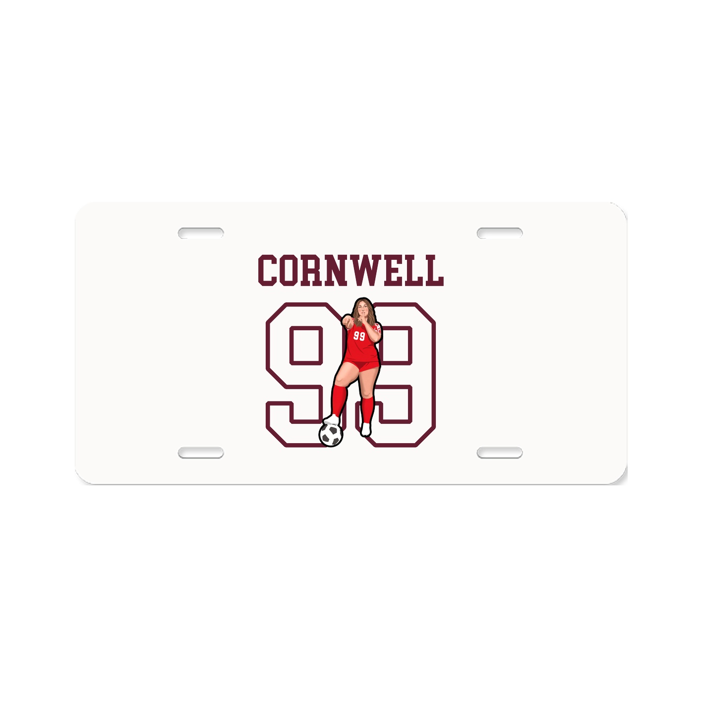 License Plate — Shirsey in Classic