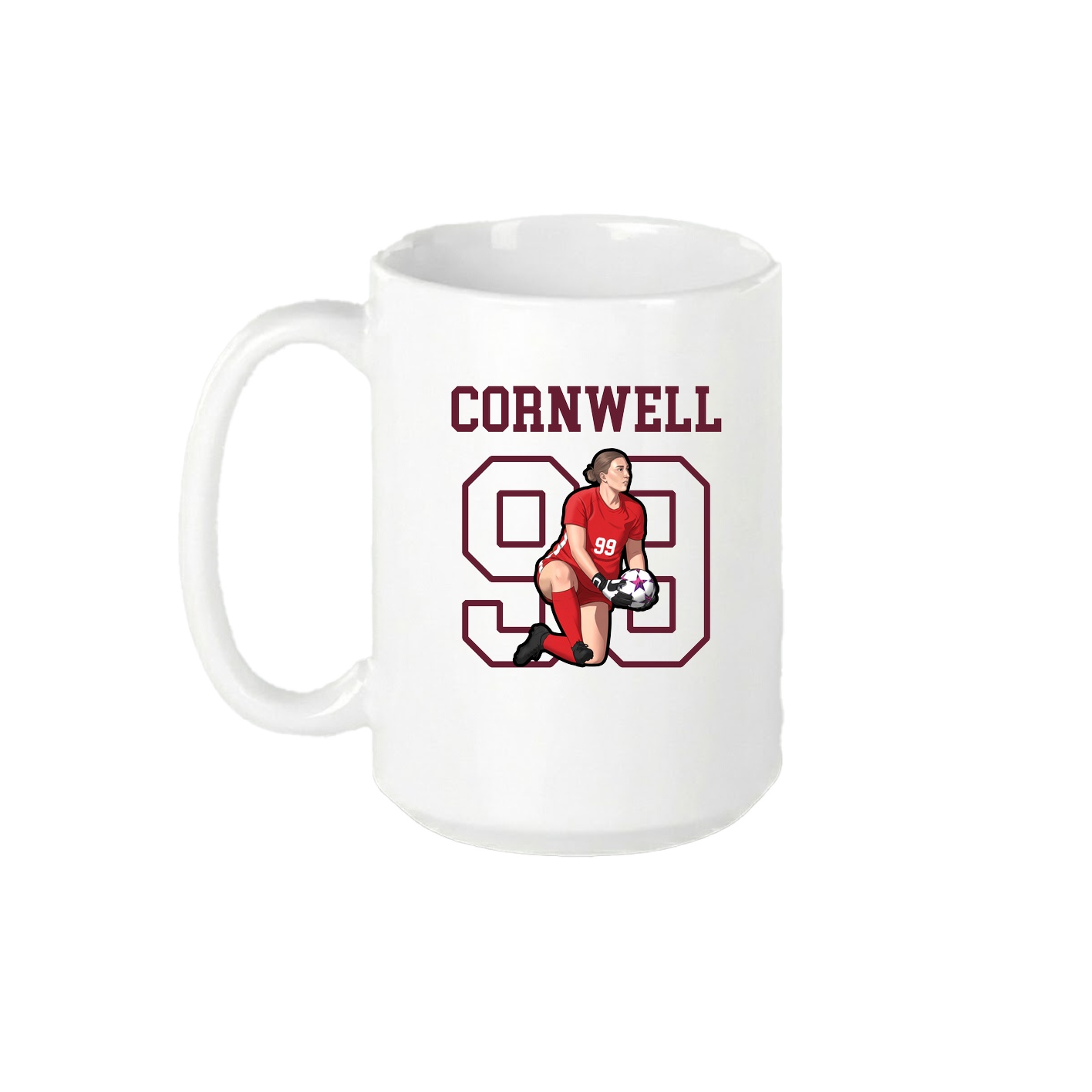 15oz Coffee Mug — Shirsey in White