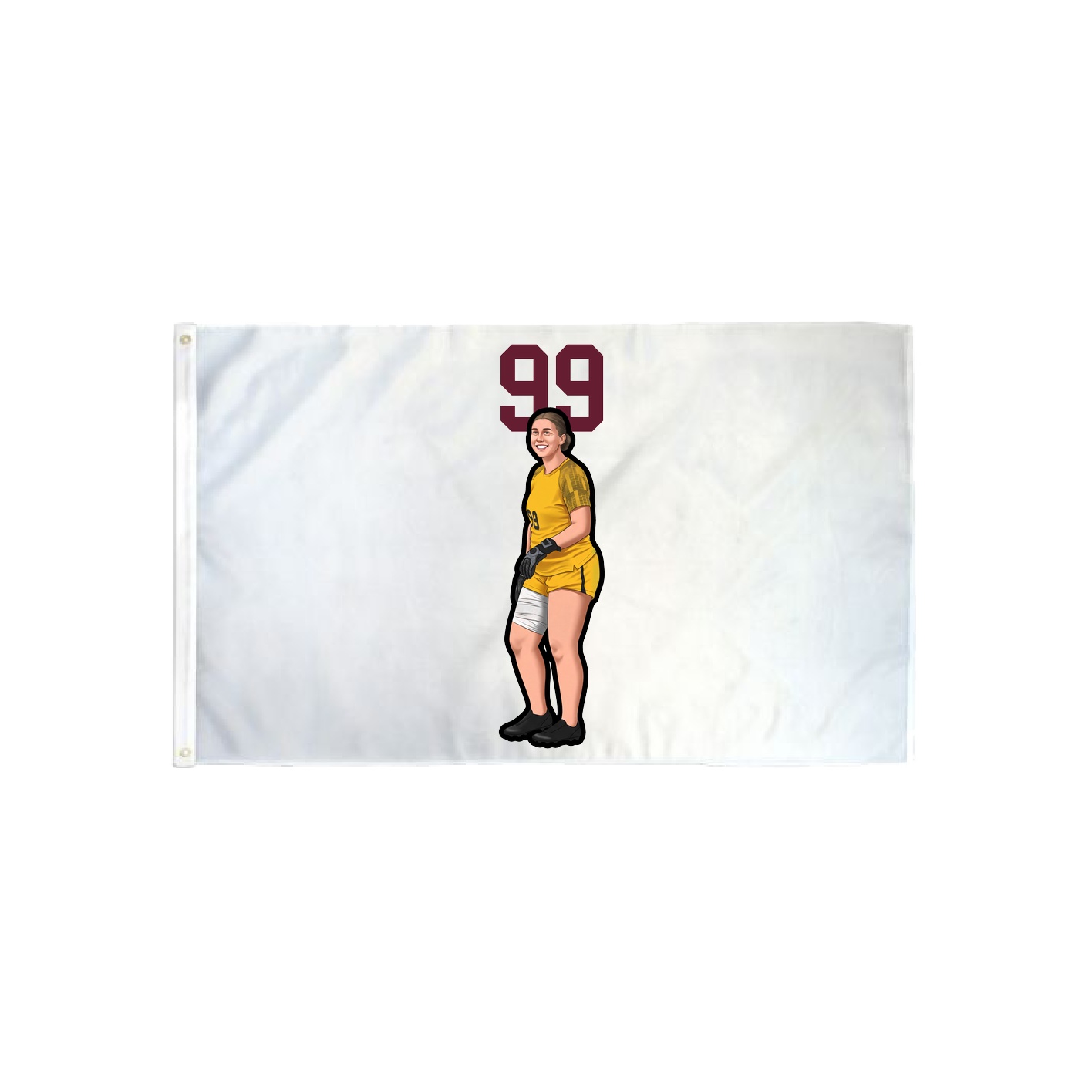 3x5 Flag — Number Top in Classic