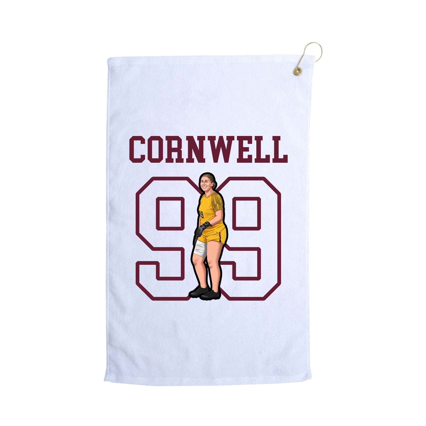 Golf Towel — Shirsey in White