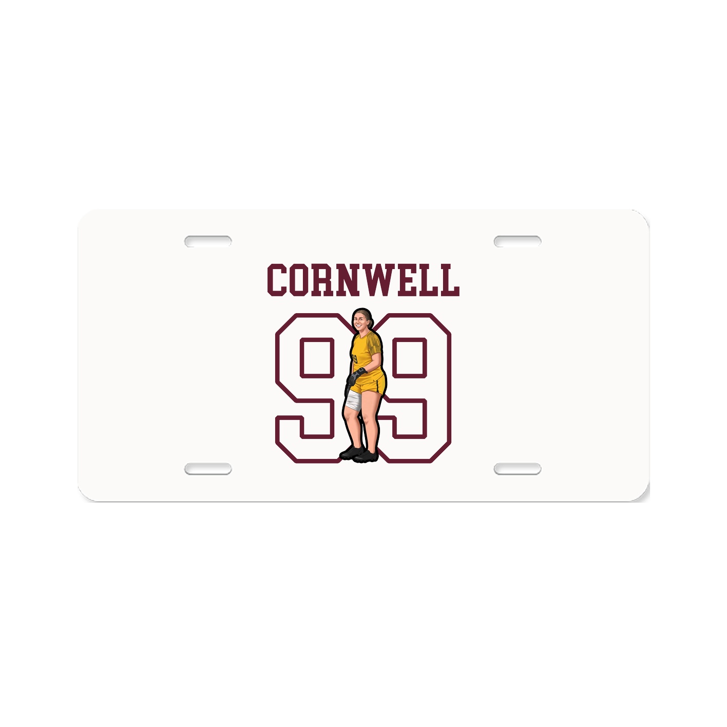 License Plate — Shirsey in Classic