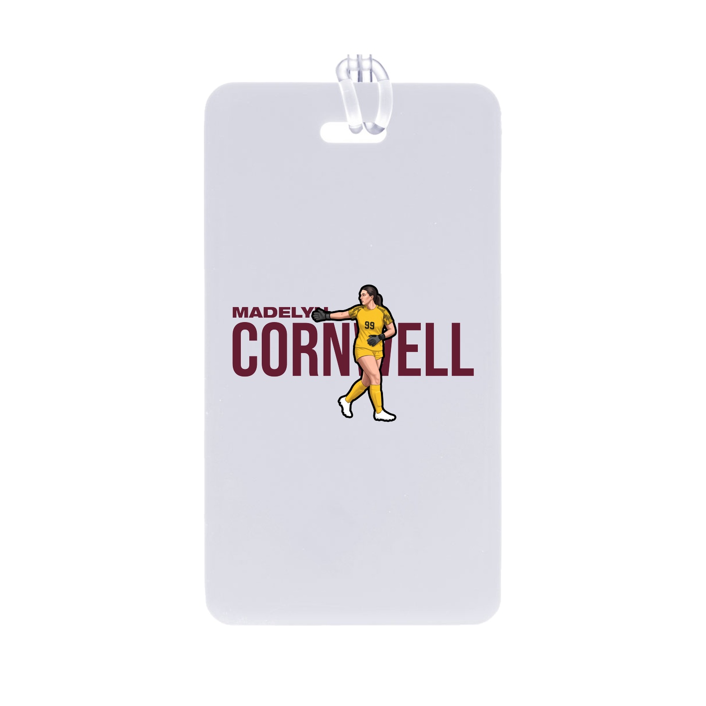 Bag Tag — Player Name in Classic